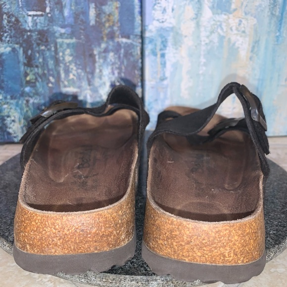 BETULA BY Birkenstock brown suede sandals women’s size 10 - Picture 8 of 13